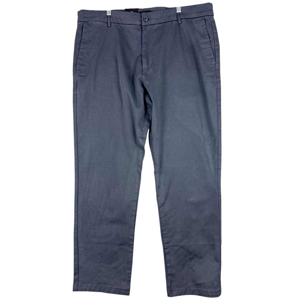 Banana Republic Chino Pants Mens 38x30 Gray Stretch Casual Tapered Office NEW